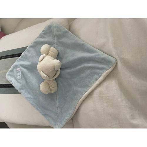 Doudou Ours Jacadi Bleu