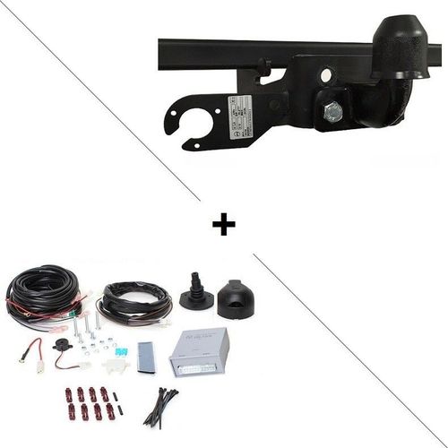 Attelage Opel Vivaro L1/L2 (03/19-) Standard + Faisceau Universel 7 Broches + Boitier Électronique - Gdw