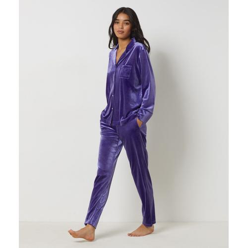 Pantalon En Velours - Bellah - Xl - Violet - Femme - Etam