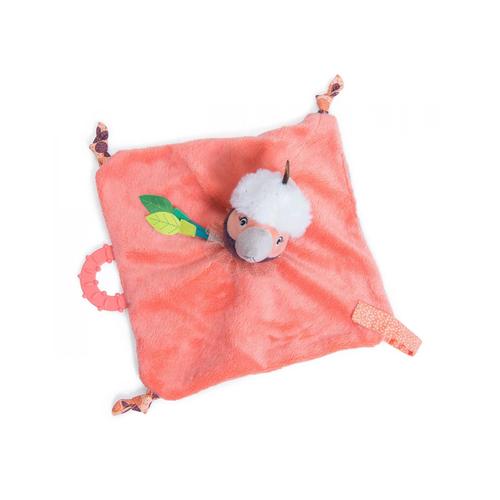 Doudou Oiseau Paloma Dans La Jungle Moulin Roty Rose Prune Jouet Naissance Bebe Eveil Enfant Attache Tetine Sucette