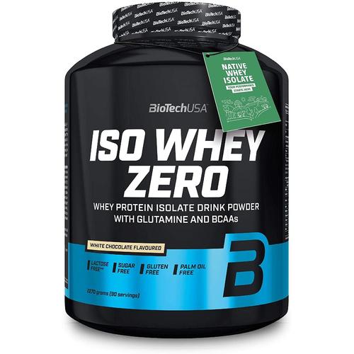 Iso Whey Zero 2270g Biotech Usa Chocolat Blanc - Proteines