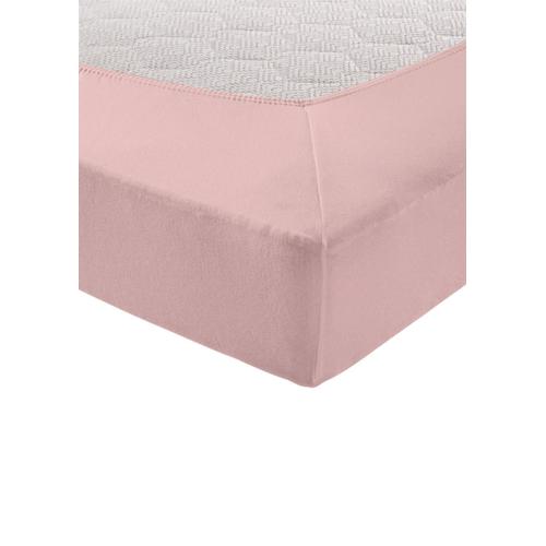 Drap-Housse En Jersey - Vieux Rosé - Gr. 180-200 X 200 Cm