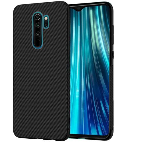 Ebeststar - Coque Xiaomi Redmi Note 8 Pro Housse Motif Fibre Carbone Luxe Flex Tpu Premium, Noir [Dimensions Precises Smartphone : 161.4 X 76.4 X 8.8mm, Écran 6.53'']
