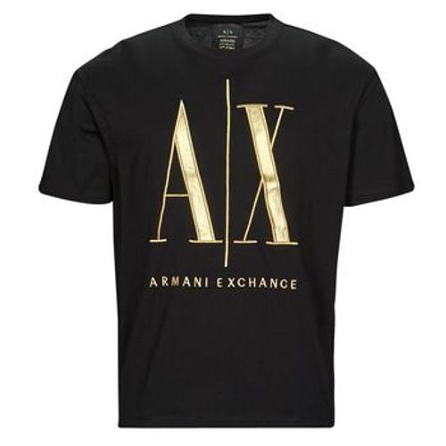 T-Shirt Armani Exchange 8nztpq Noir