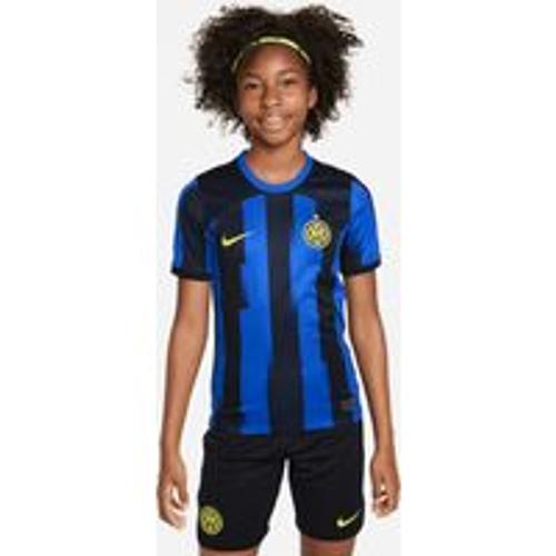 Maillot De Foot Nike Dri-Fit Inter Milan 2023/24 Stadium Domicile Pour Ado - Bleu