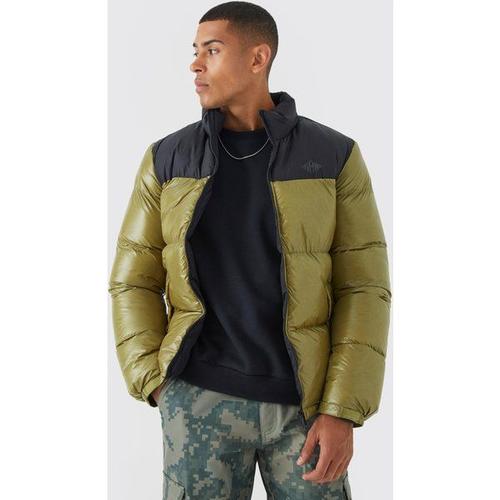 Doudoune Color Block - Man Homme - Vert - Xs, Vert