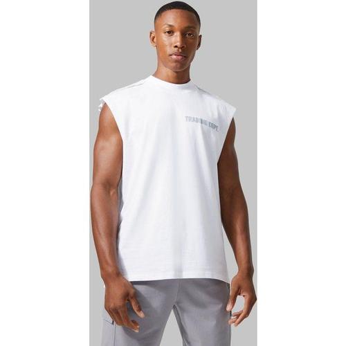 Débardeur De Sport Oversize Homme - Blanc - Xl, Blanc