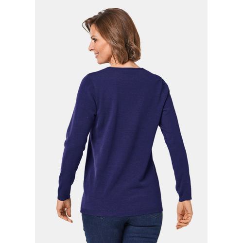 Pull Encolure En V - Lilas - Gr. 46