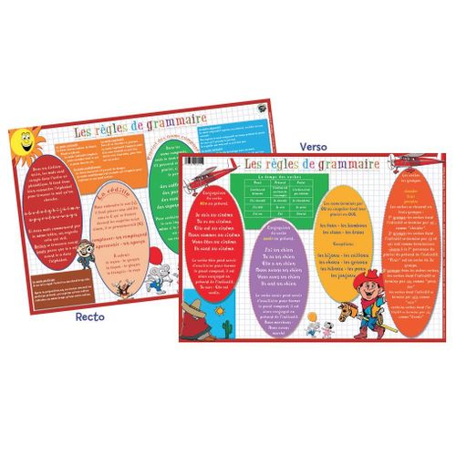Permanent Mixte Sous Main  Regles Grammaire Set Tab