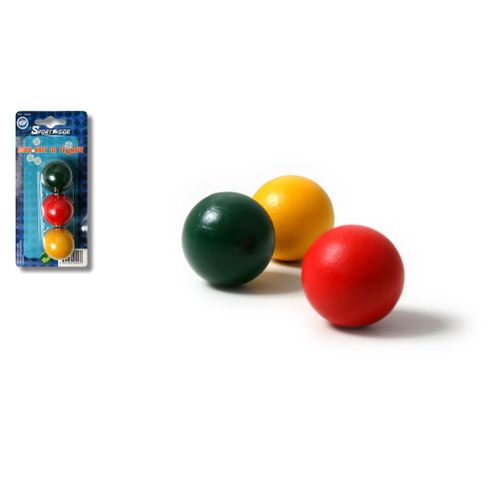 Jouets D Été Sport Bl/3 Cochonnets 25mm  15x7