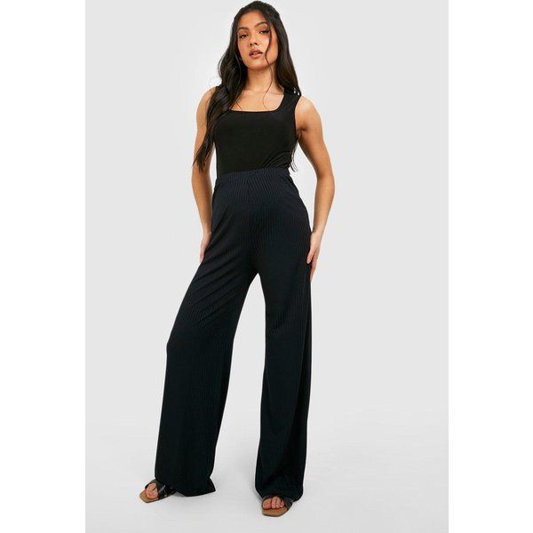 Pantalon De Grossesse Large Côtelé - Noir - 36