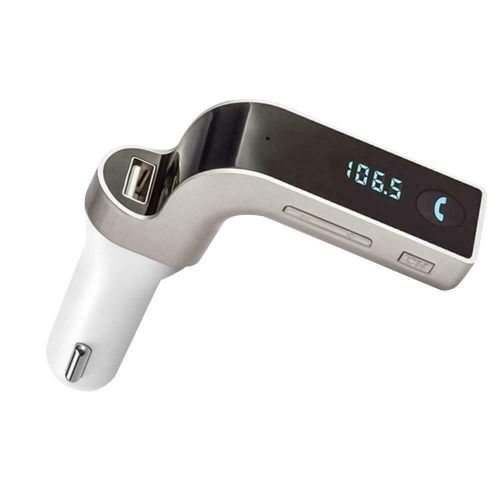 G7 Bluetooth Car Kit Handsfree Fm Transmitter Radio Charger - Mp3 Player Usb O3p8