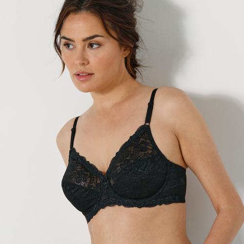 Soutien-Gorge En Dentelle Stretch - Noir