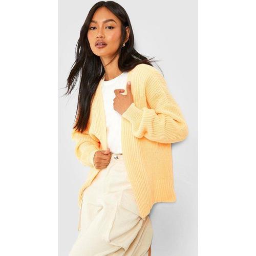 Cardigan Oversize Court - Orange Abricot - L