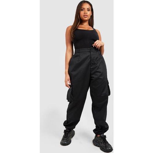 Pantalon Cargo Fuselé - Noir - 46