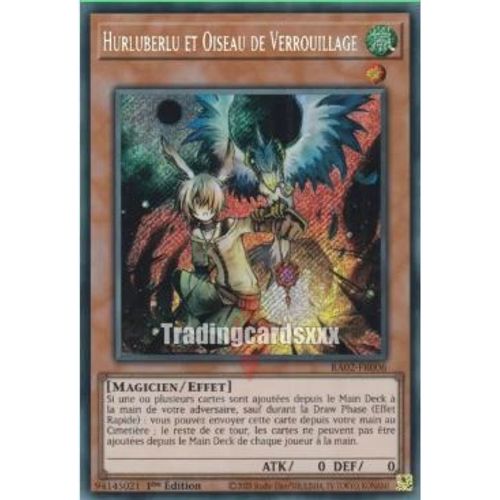 Yu Gi Oh Ra02 Fr006 Hurluberlu Et Oiseau De Verrouillage Secrète Rare