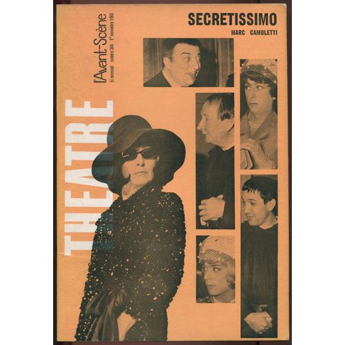 L'avant-Scène N°344 Théâtre. Secretissimo