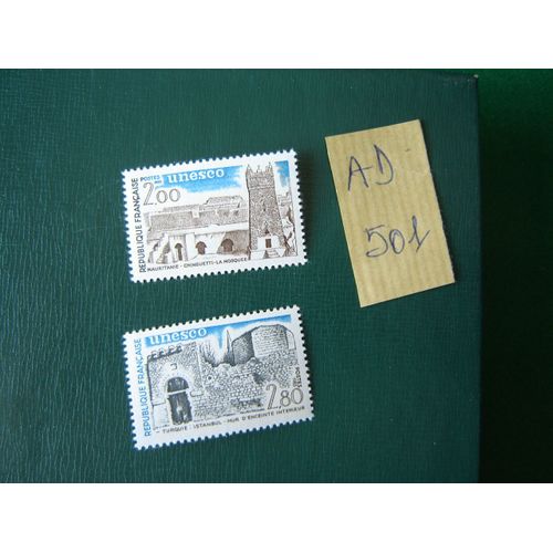 Ad 501 / Lot Timbres France Neufs Sans Trace Charnière *Service N°75 & 76 * 1983