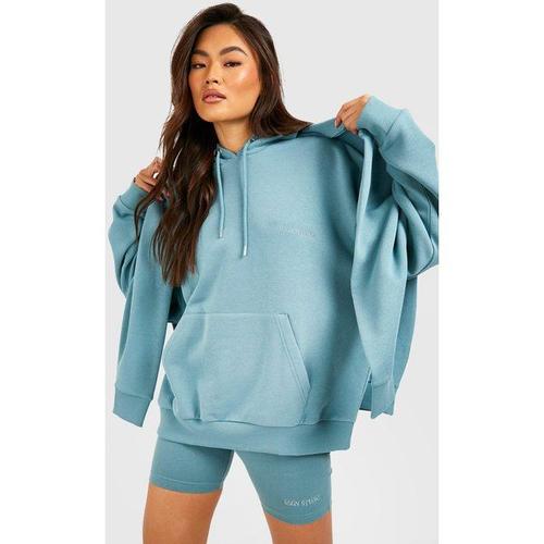 Ensemble Avec Sweat Oversize Et Short Cycliste - Bleu - Xl