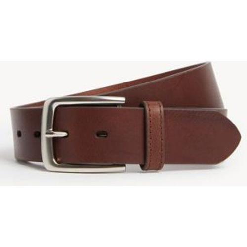 Ceinture Décontractée En Cuir - Marron