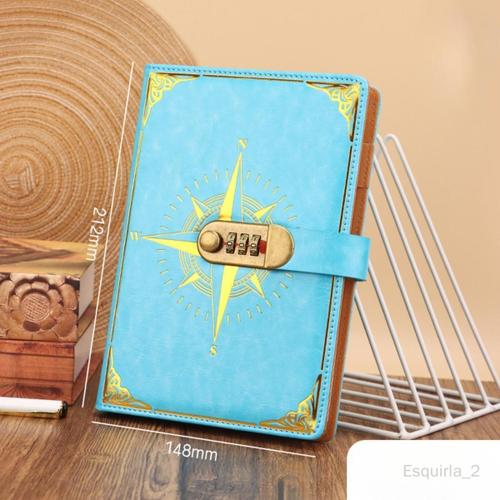 Journal Avec Serrure, Carnet De Notes, Journal De Verrouillage Pour Bleu Clair