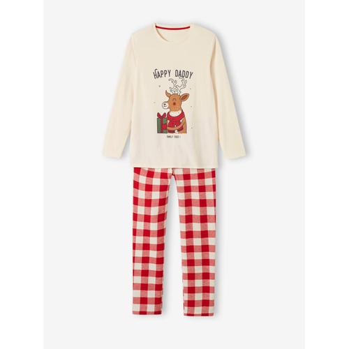 Pyjama De Noël Homme Capsule Happy Family Écru