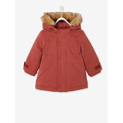 Parka À Capuche Bébé Garçon Terracotta