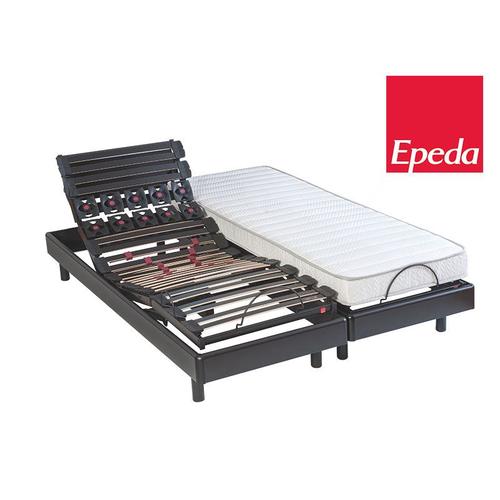 Lit Electrique Epeda Cosmo Relax + Matelas Cosmo Latex 2x90x200