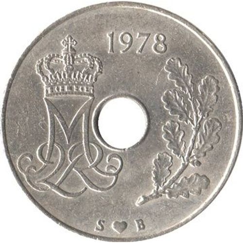 Pièce De 25 Ore Danemark
