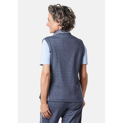 Gilet De Loisirs Zippé - Bleu, Marine - Gr. 52