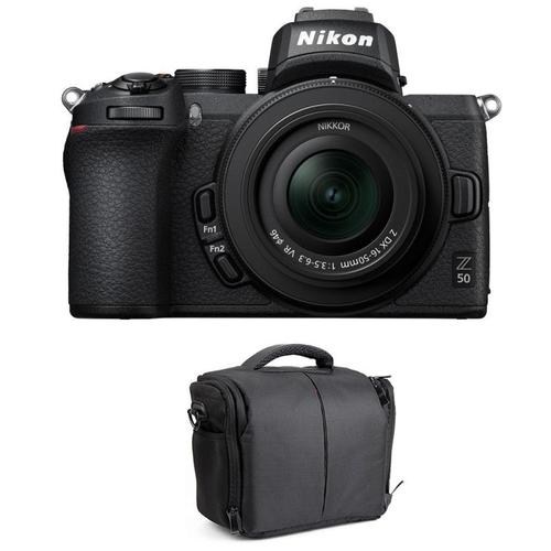 Nikon Z50 + 16-50mm f/3.5-6.3 VR + Sac | Garantie 2 ans