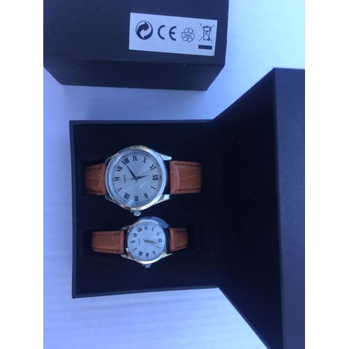 Coffret 1 Montre Homme Et 1 Montre Femme