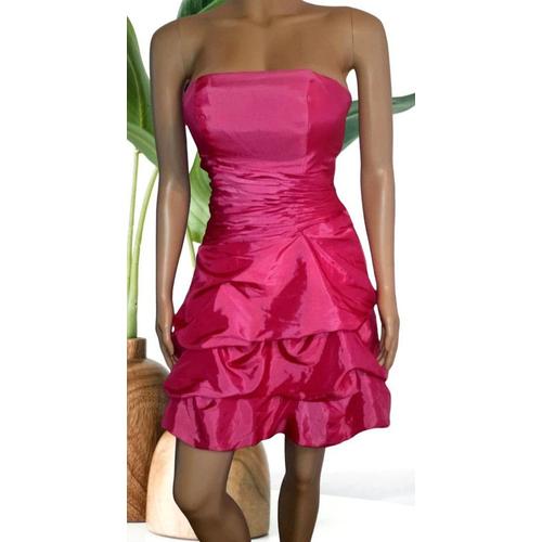Sexy Robe De Soirée Bustier Rose Taille 36 Neuf Sans Étiquette