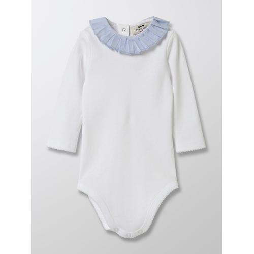 Body Bébé Col Plissé - Coton Biologique