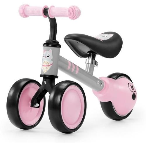 Kinderkraft Mini Velo Draisienne Cutie Rose - 3 Roues - Des 1 An