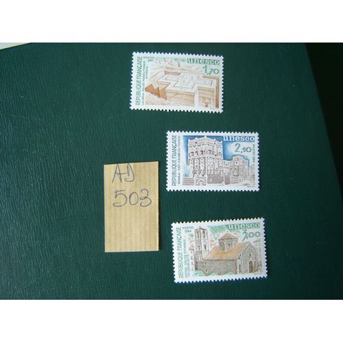 Ad 503 / Lot Timbres France Neufs Sans Trace De Charnière*Service N° 79 À81 *1984