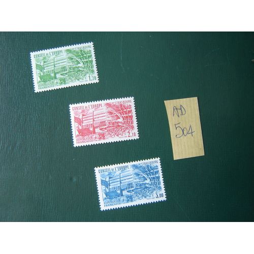 Ad 504 / Lot Timbres France Neufs Sans Trace De Charnière*Service N° 82 À 84 *1984
