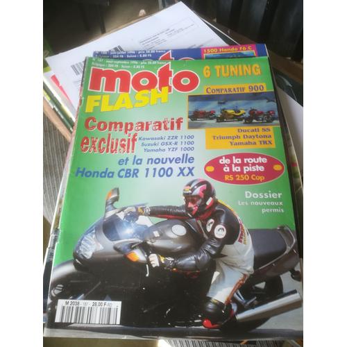 Moto Flash 187 De 1996 Kawasaki Zzr1100,Suzuki Gsxr1100,Yamaha Yzf1000r,Honda Cbr1100xx,Kawasaki 250 Estrella,Ducati 900ss,Triumph 900 Daytona,Yamaha Trx850,Aprilia 650 Pegaso,Yamaha Szr660,Mgf 1.8i,T