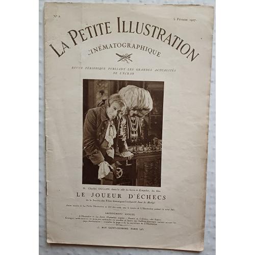Illustration Cinematographique 1927 Le Joueur D Echecs Raymond Bernard