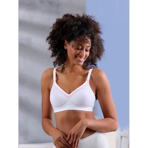 Soutien-Gorge De Sport Sans Armatures Bon. B, C, D, E, F - - Blanc