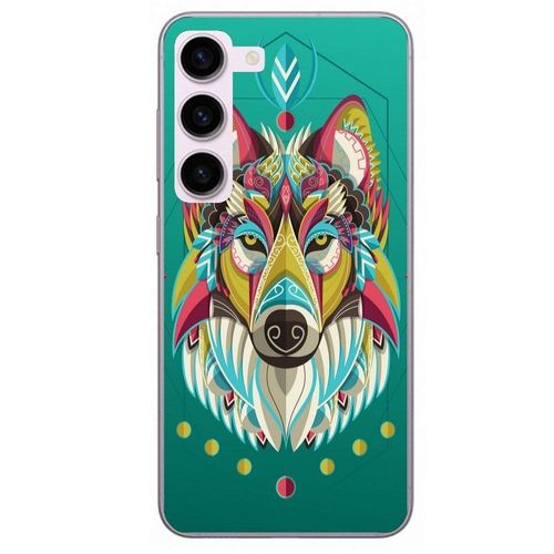 Coque Pour Galaxy A15 4g Et 5g Loup Mandala