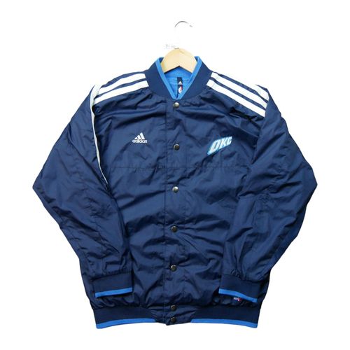 Reconditionné - Blouson Réversible Adidas Oklahoma City Thunder Nba - Taille 14/16 Ans - - Bleu