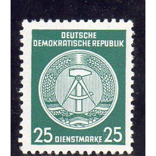 Timbre De Service DAllemagne (République Démocratique)