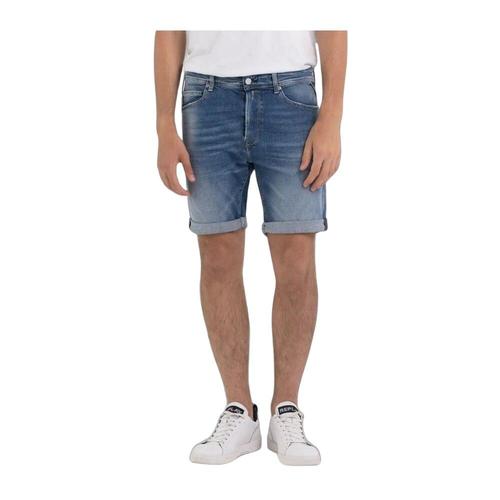 Replay - Shorts > Denim Shorts - Blue