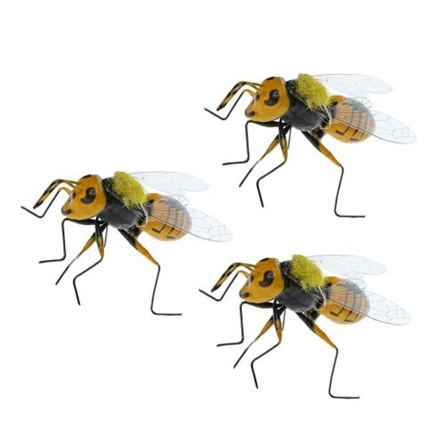 Pot De Fleurs Miniature Insecte Abeille Décoration D'animaux 3x Pot De Fleurs Pour Décoration De Jardin De Fée Jouets D'extérieur Pour Enfants