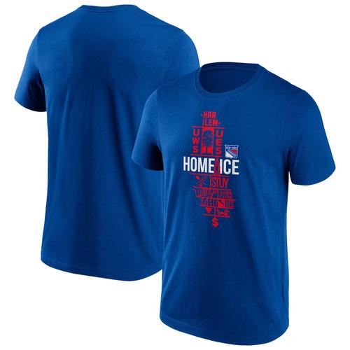 T-Shirt Graphique New York Rangers Fanatics Branded Hometown - Bleu Roi - Homme