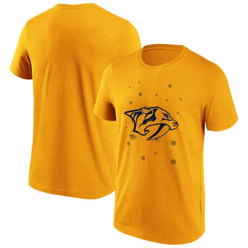 Nashville Predators Fanatics Branded Sparkle Christmas T-Shirt Graphique - Homme