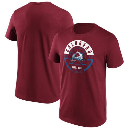 T-Shirt Block Party De Marque Colorado Avalanche Fanatics - Bordeaux - Homme