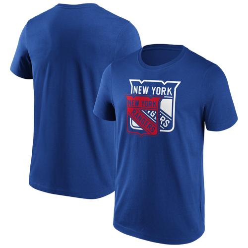 T-Shirt Superposé De Marque Fanatics Des Rangers De New York - Royal - Homme