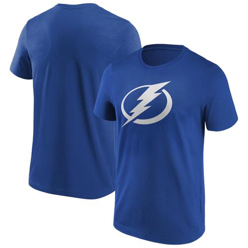 T-Shirt Graphique Avec Logo Couleur Primaire Emblématique Lightning Fanatics De Tampa Bay - Bleu Roi - Homme